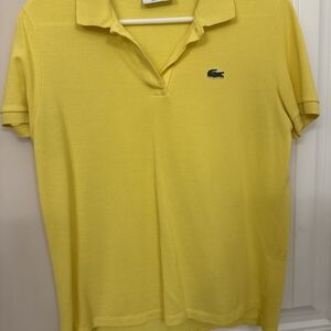 Lacoste Yellow Polo Shirt
